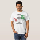 T-shirt Pas de soins de santé socialisés - (Devant entier)