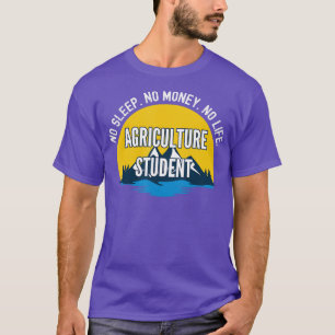 T-shirt Pas de sommeil Pas d'argent Pas de vie Agriculture