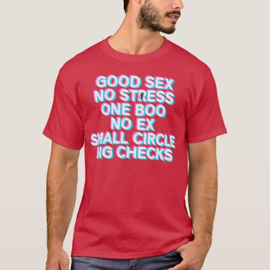 T-shirt Pas de stress un Boo pas de E dos impression rap d (Devant)