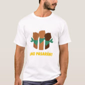 T-shirt pas de support pasaran (Devant)