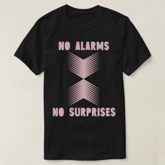 T-shirt Pas de surprise rose (Design devant)