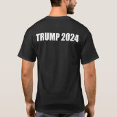 T-shirt Pas de taxe sur les pourboires (texte blanc) (Dos)