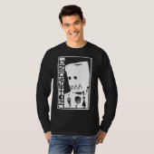 T-shirt Pas de titre monochrome, manche longue (Devant entier)