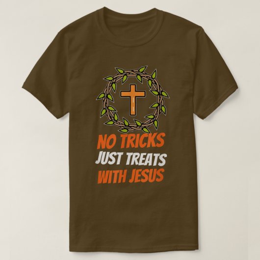 T-shirt Pas de traces, juste Traite avec Jésus Christian H (Design devant)