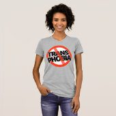 T-shirt Pas de transphobie (Devant entier)