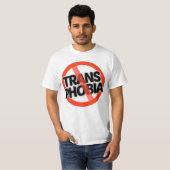 T-shirt Pas de transphobie (Devant entier)