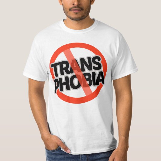 T-shirt Pas de transphobie (Devant)