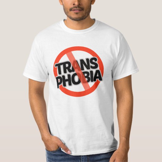 T-shirt Pas de transphobie (Devant)