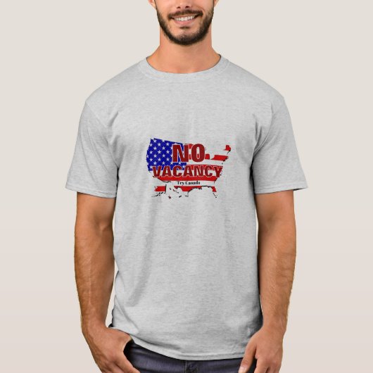 T-shirt Pas De Vacances - Sécurisez La Frontière (Devant)