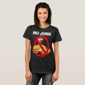 T-shirt Pas de Végétal Sain Aliments Sains (Devant entier)