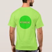 T-SHIRT PAS DE VERTS (Dos)