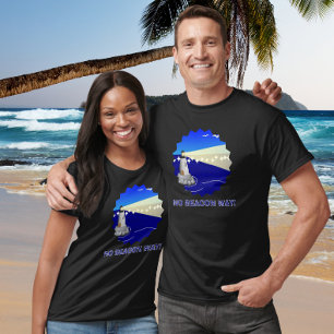 T-shirt Pas de voie de balise ! Drôle de jeu de mots sur l