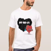 T-shirt Pas de Wifi (Devant)