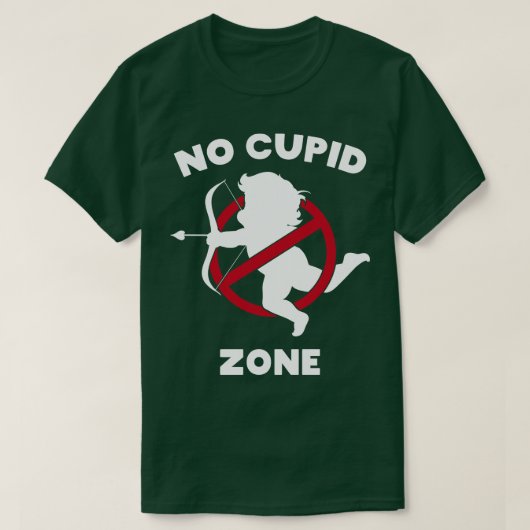 T-shirt Pas de zone de cupide 2 (Design devant)