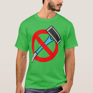 T-shirt Pas de zone de rasage Barbe seulement BeardLover