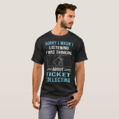 T-shirt Pas d'écoute Collecte de billets (Devant entier)