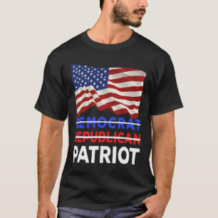 T-shirt Pas démocrate, pas républicain, pas un Rino - Patr