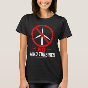 T-shirt Pas d'éoliennes protestation rurale