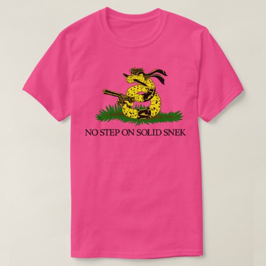 T-shirt Pas d'étape sur le manche solide  (Design devant)