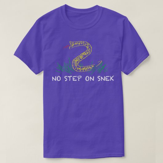 T-shirt Pas d'étape sur le pied (2) (Design devant)