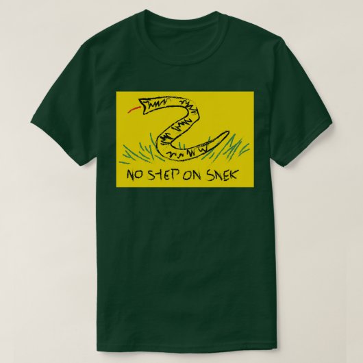 T-shirt pas d'étape sur snek 1 (Design devant)