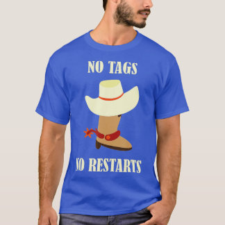 T-shirt Pas d'étiquettes Pas de redémarreurs Ligne Danse C