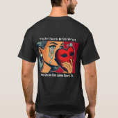 T-shirt "Pas d'excuse pour l'abus" Sensibilisation à l'abu (Dos)