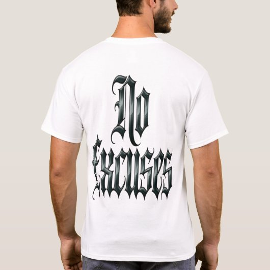 T-shirt Pas d'Excuses (Dos)