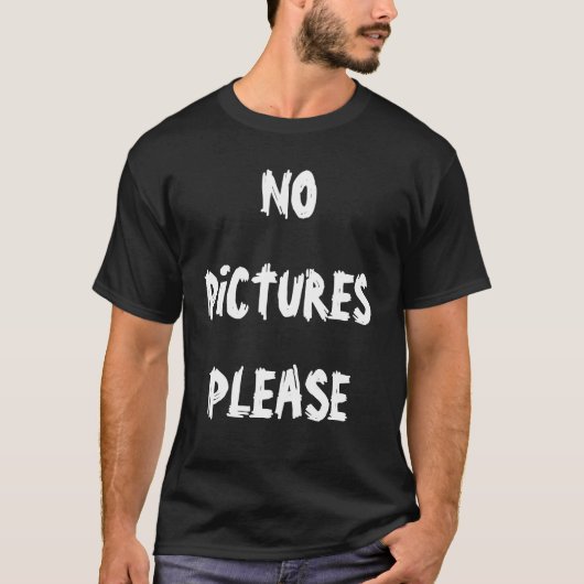 T-shirt Pas d'images s'il vous plaît (Devant)