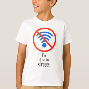 T-shirt "Pas d'Internet ? Pas de problème !", Funny cyber
