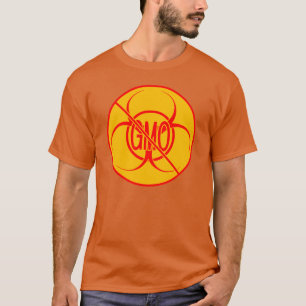 T-shirt Pas d'OGM Chemises Bio Risque Cadeaux OGM