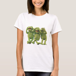 T-shirt Pas d'oreille Non Voir Pas De Parle Amusant T-shir