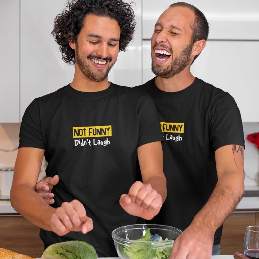 T-shirt Pas drôle Je ne riais pas