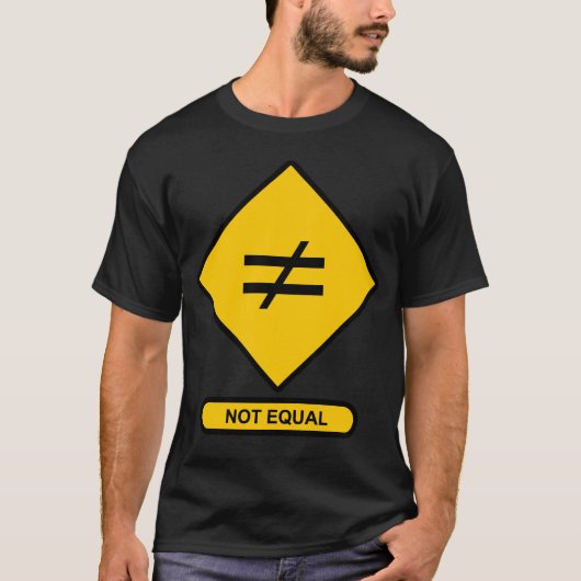 T-shirt Pas égal (Devant)