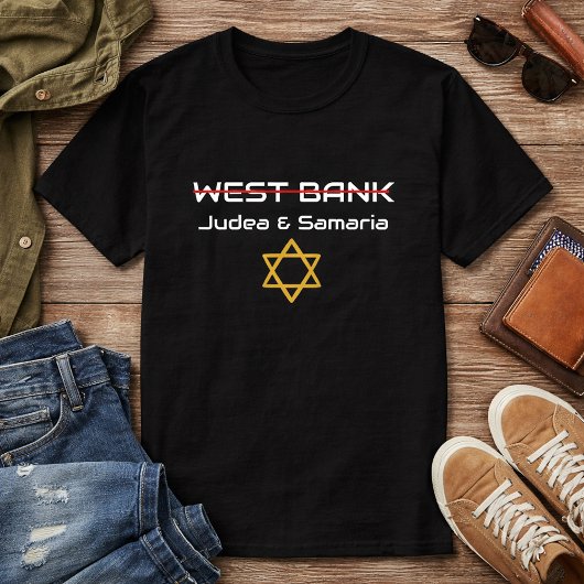 T-shirt Pas en Cisjordanie, Judée Samarie Israël