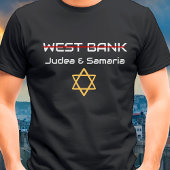 T-shirt Pas en Cisjordanie, Judée Samarie Israël