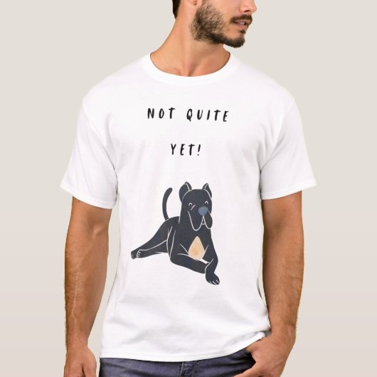 T-shirt Pas encore ! (Devant)