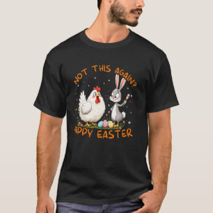 T-shirt Pas encore ça Mignon Lapin Drôle de Pâques Chrétie