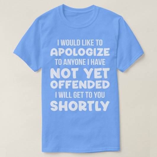T-shirt Pas encore offensé (Design devant)