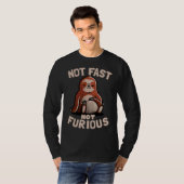 T-shirt Pas Fast Pas Furious Sloth 121 (Devant entier)