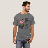 T-shirt Pas Fragile Comme Une Fleur Comme Une Bombe Femini (Devant entier)