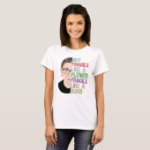 T-shirt Pas fragile comme une fleur fragile comme une bomb (Devant entier)