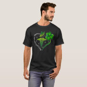 T-shirt Pas Heureux Simplement Béni St. Patrick Day Infirm (Devant entier)