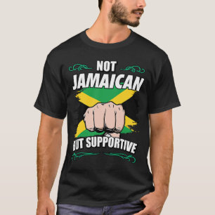 T-shirt Pas jamaïcain mais tourisme de soutien Jamaïque