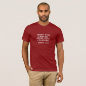 T-SHIRT "PAS JAMAIS JE VOUS LAISSENT" LE TEE - SHIRT (Devant entier)