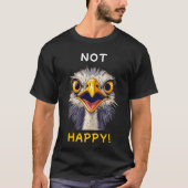 T-shirt pas joyeux d'autruche (Devant)