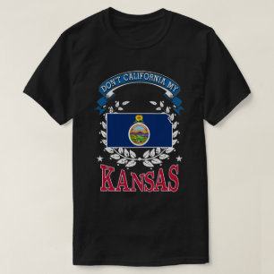 T-shirt Pas la Californie MY Kansas