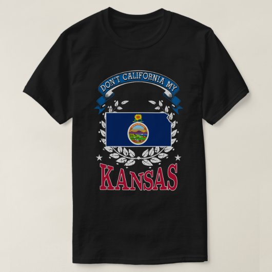 T-shirt Pas la Californie MY Kansas (Design devant)