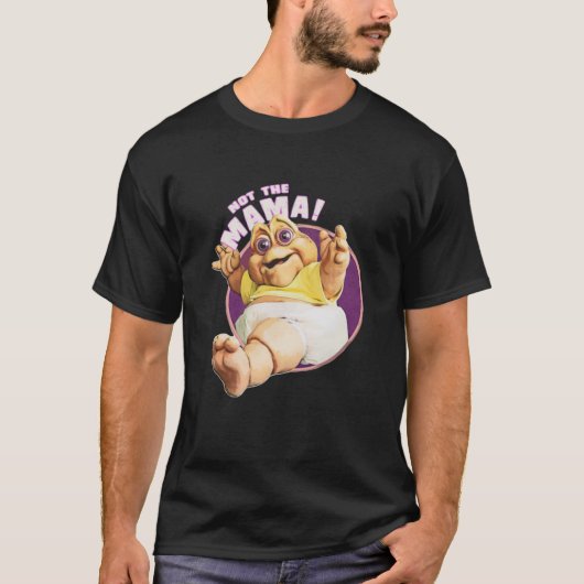 T-shirt Pas la mama dinosaure Classic (Devant)