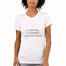 T-Shirt "Pas Lazy, Juste Enceinte"